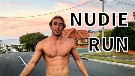 Men Running Naked